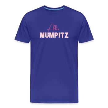 Alles Mumpitz - Wortschätze - vergessene Wörter - Männer Premium Bio T-Shirt - Königsblau - Vorne - Damien (186cm)