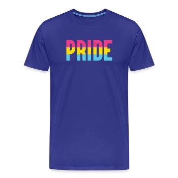 Pride Month LGBT - Pansexual Pride - Men's Premium Organic T-Shirt - royal blue - Front - Damien (186cm)