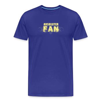 VENTILATEUR ABSOLU - T-shirt bio Premium Homme - bleu roi - Devant - Damien (186cm)