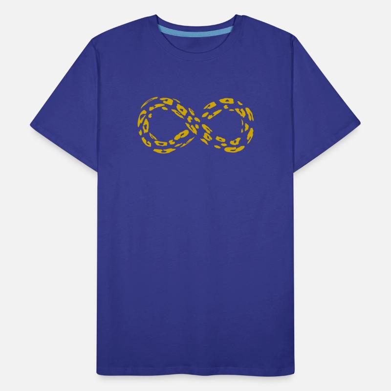 Leopard Infinity Loop (alternativ) Männer Premium Bio T-Shirt