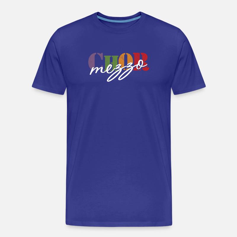 Chor Mezzosopran - Männer Premium Bio T-Shirt - Königsblau