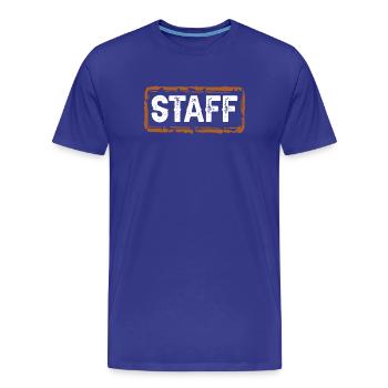 Personnel - T-shirt bio Premium Homme - bleu roi - Devant - Damien (186cm)
