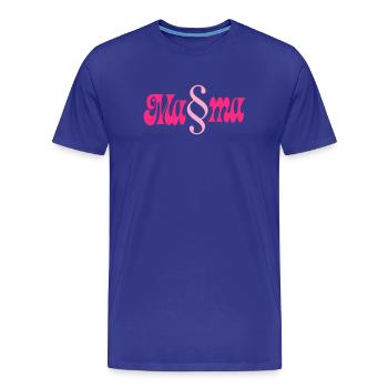 Jura Mama Gesetze - Männer Premium Bio T-Shirt - Königsblau - Vorne - Damien (186cm)
