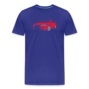 voiture de sport - T-shirt bio Premium Homme - bleu roi - Devant - Damien (186cm)