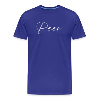 Peer Name T-Shirt Geschenk Für Männer - Männer Premium Bio T-Shirt - Königsblau - Vorne - Damien (186cm)