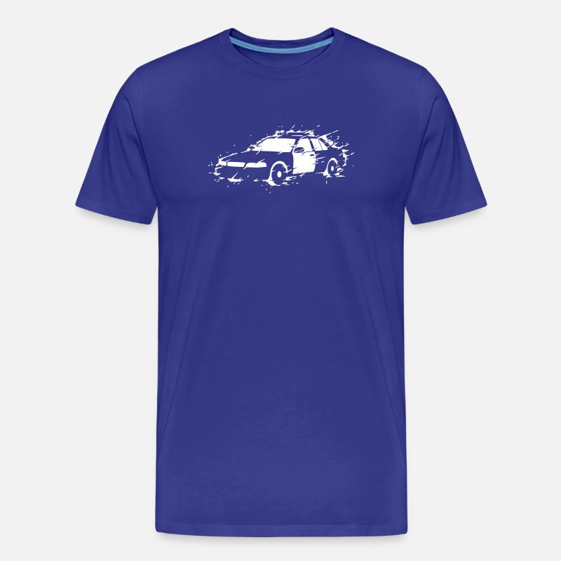 Polizei Auto Action Explosion Vektor - Männer Premium Bio T-Shirt - Königsblau