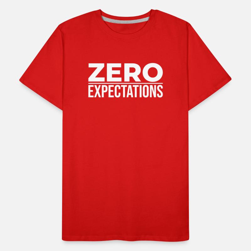 Zéro attente – Déclaration minimale T-shirt bio Premium Homme
