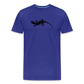 salamander - Men's Premium Organic T-Shirt - royal blue - Front - Damien (186cm)