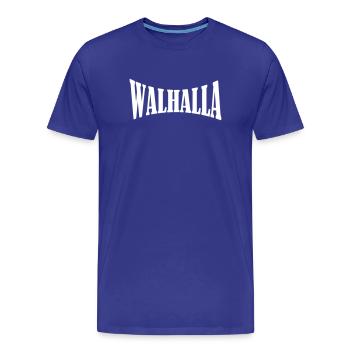 walhalla viking wikinger shirt - Männer Premium Bio T-Shirt - Königsblau - Vorne - Damien (186cm)
