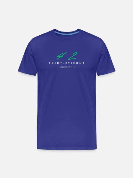Saint-étienne - gift - hollywood - Men's Premium Organic T-Shirt - royal blue