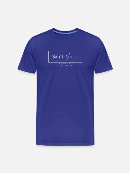 Saint-Étienne - Geschenk - Hollywood - Männer Premium Bio T-Shirt - Königsblau