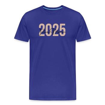 Future Maman 2025 - T-shirt bio Premium Homme - bleu roi - Devant - Damien (186cm)