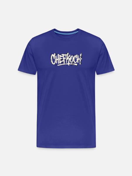 Chef Graffiti - Men's Premium Organic T-Shirt - royal blue