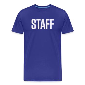 Personnel - T-shirt bio Premium Homme - bleu roi - Devant - Damien (186cm)