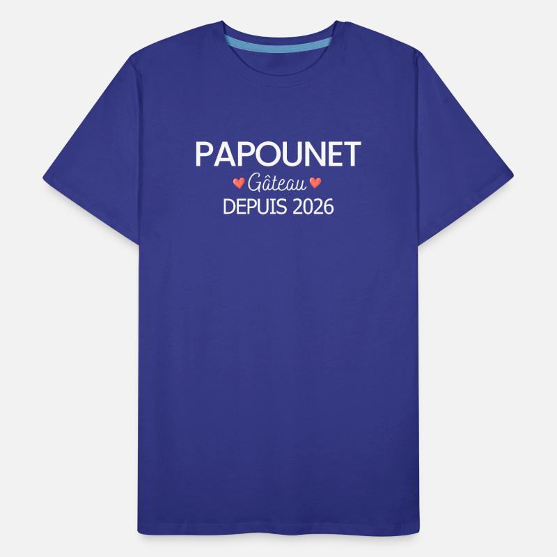 Daddy Cake seit 2026 Opa-Geschenk Männer Premium Bio T-Shirt