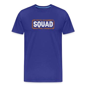 squad - Männer Premium Bio T-Shirt - Königsblau - Vorne - Damien (186cm)