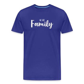 Nous sommes une famille I Partnerlook Love Cohesion - T-shirt bio Premium Homme - bleu roi - Devant - Damien (186cm)