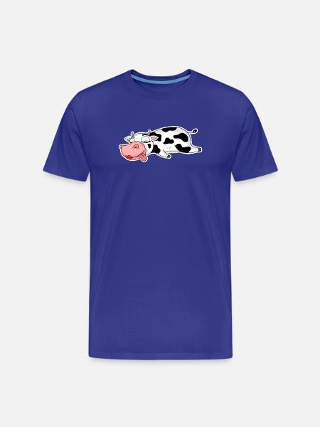 Fille de dame de vache - T-shirt bio Premium Homme - bleu roi