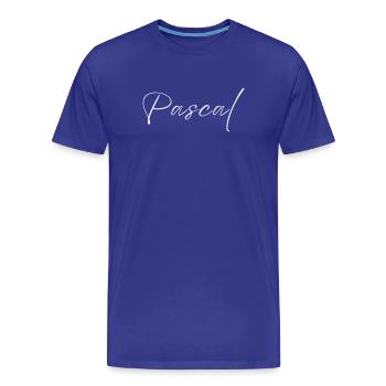 T-shirt Pascal Name cadeau pour hommes - T-shirt bio Premium Homme - bleu roi - Devant - Damien (186cm)