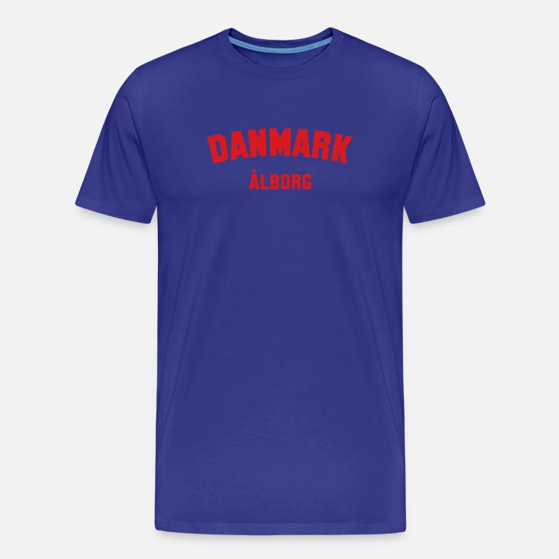ALBORG Danmark Dänemark - Männer Premium Bio T-Shirt - Königsblau