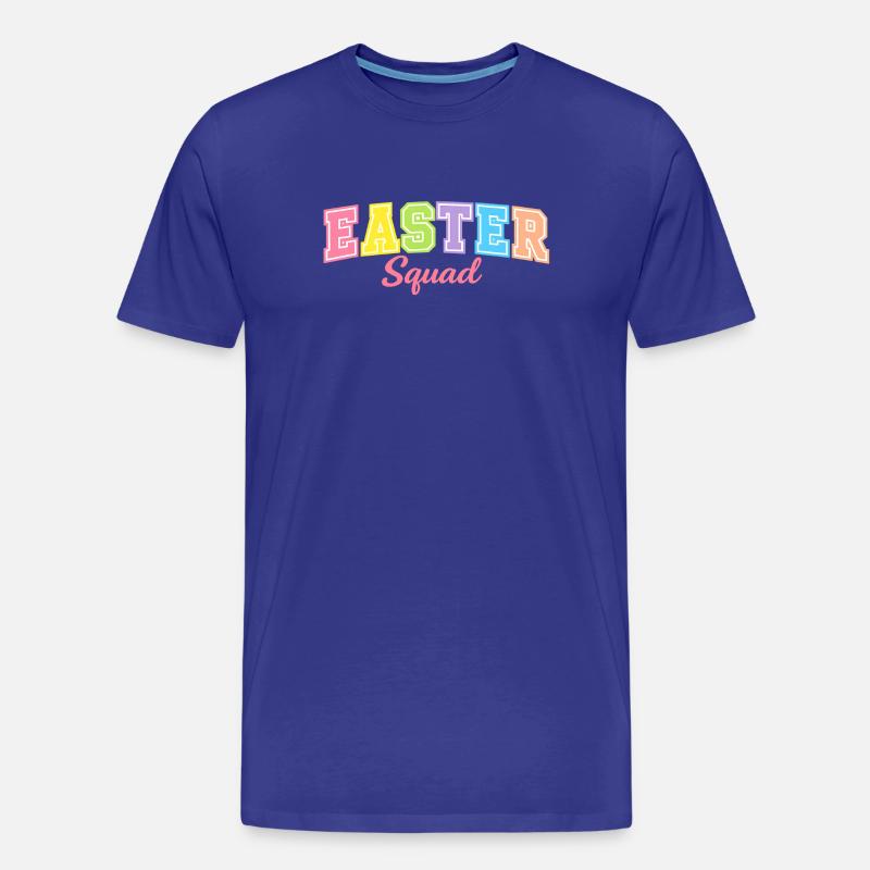Frohe Ostern Hase Osterhasen Oster - Männer Premium Bio T-Shirt - Königsblau