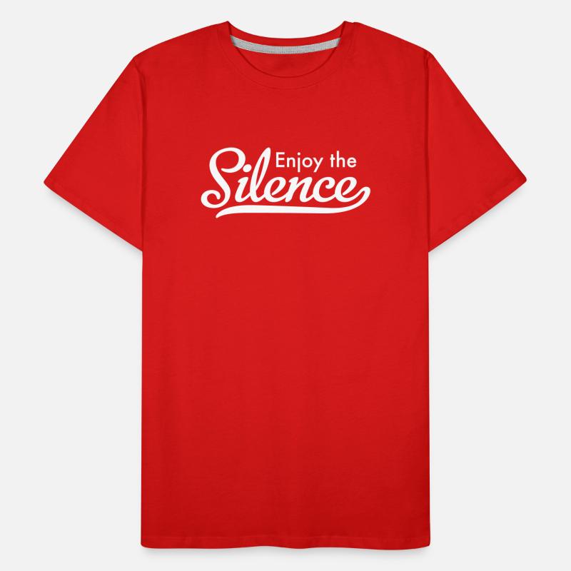Écoute le silence T-shirt bio Premium Homme