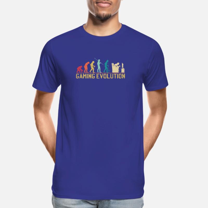 Gaming Evolution Artwork Men's Premium Organic T-Shirt