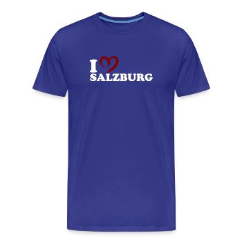 J’adore Salzbourg - T-shirt bio Premium Homme - bleu roi - Devant - Damien (186cm)