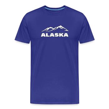 Alaska - T-shirt bio Premium Homme - bleu roi - Devant - Damien (186cm)