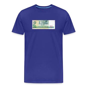 20 mark of the gdr - Men's Premium Organic T-Shirt - royal blue - Front - Damien (186cm)