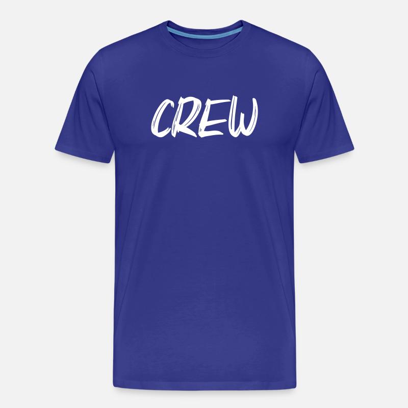 crew - Männer Premium Bio T-Shirt - Königsblau