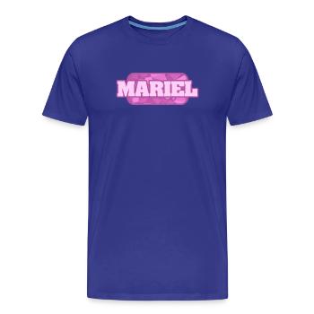 Mariel als Gesundheit - Männer Premium Bio T-Shirt - Königsblau - Vorne - Damien (186cm)
