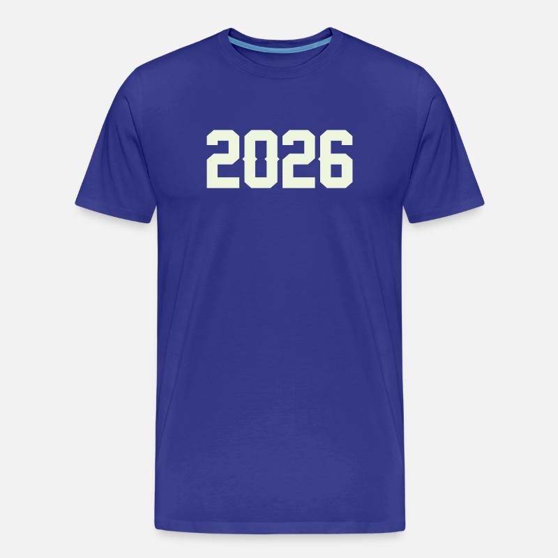 2026 - Männer Premium Bio T-Shirt - Königsblau