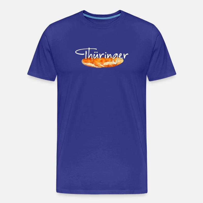 Thüringer Bratwurst - Männer Premium Bio T-Shirt - Königsblau