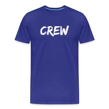 équipage - T-shirt bio Premium Homme - bleu roi - Devant - Damien (186cm)