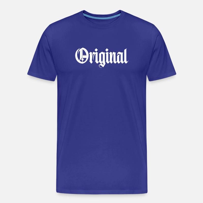 original- - Männer Premium Bio T-Shirt - Königsblau