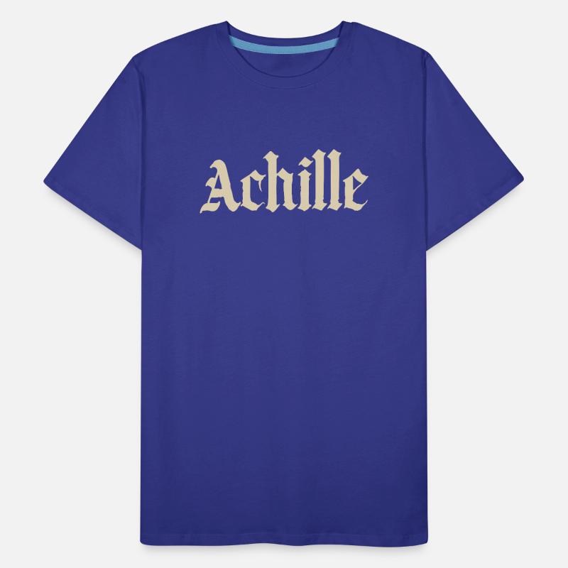 Achille Gothic script Men's Premium Organic T-Shirt