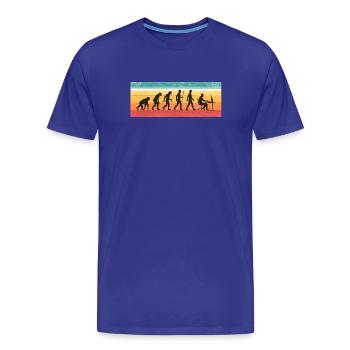 Funny Programmer Gift for Software Developer - Men's Premium Organic T-Shirt - royal blue - Front - Damien (186cm)