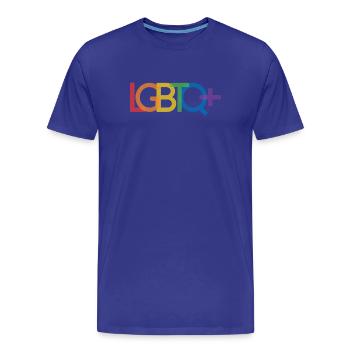 Pride Month - LGBTQ+ - Men's Premium Organic T-Shirt - royal blue - Front - Damien (186cm)