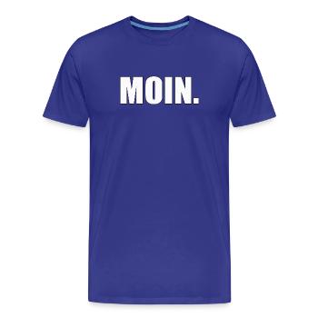 Hello - Men's Premium Organic T-Shirt - royal blue - Front - Damien (186cm)