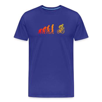 J'adore les vélos de route, super design pour les vélos de course ! - T-shirt bio Premium Homme - bleu roi - Devant - Damien (186cm)