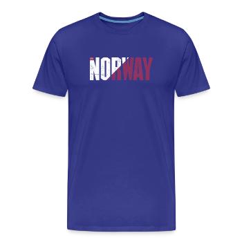 Bannière nordique Nordway Bold - T-shirt bio Premium Homme - bleu roi - Devant - Damien (186cm)