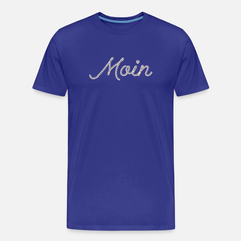 Moin - Männer Premium Bio T-Shirt - Königsblau