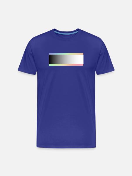 Grey Areas and Colourful - Men's Premium Organic T-Shirt - royal blue