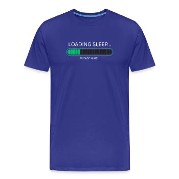 Retro Gamer Loading - Männer Premium Bio T-Shirt - Königsblau - Vorne - Damien (186cm)