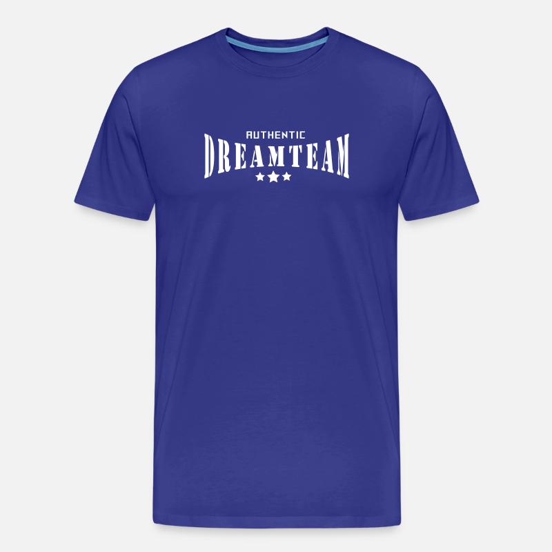 Dreamteam Authentic - Männer Premium Bio T-Shirt - Königsblau