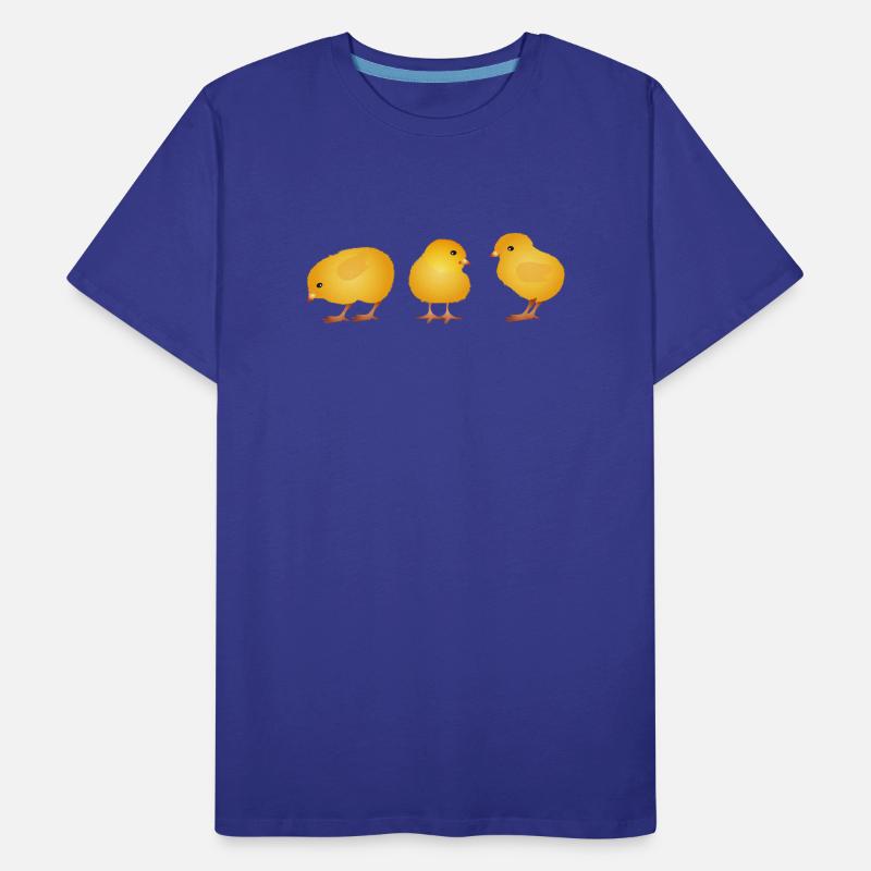 Chick – Cute Spring and Easter Motif Men's Premium Organic T-Shirt