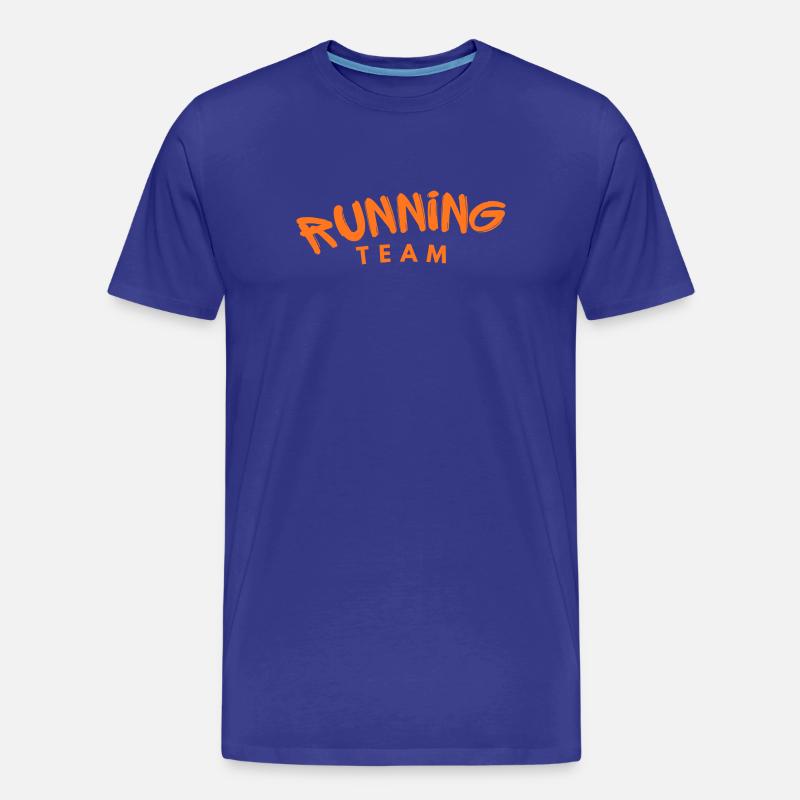 Running Team - Männer Premium Bio T-Shirt - Königsblau