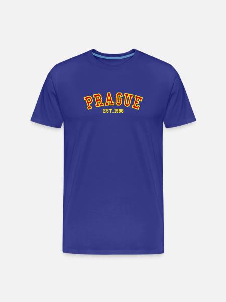 Prag gegründet 1986 - Männer Premium Bio T-Shirt - Königsblau