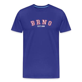 Brünn gegründet 1996 - Männer Premium Bio T-Shirt - Königsblau - Vorne - Damien (186cm)